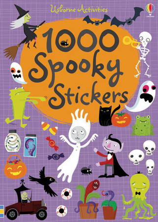 Альбомы с наклейками: 1000 spooky stickers