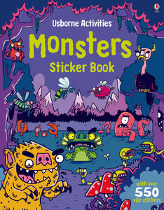 Альбомы с наклейками: Monsters sticker book
