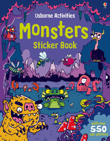 Альбомы с наклейками: Monsters sticker book