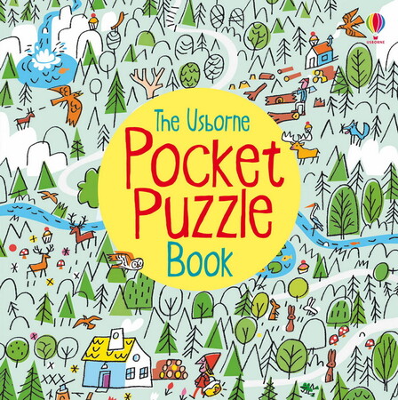 Книги с логическими заданиями: Pocket puzzle book [Usborne]