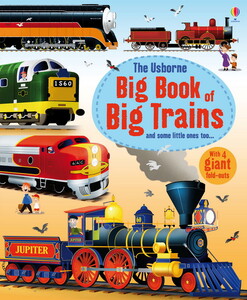 Книги для дітей: Big book of big trains
