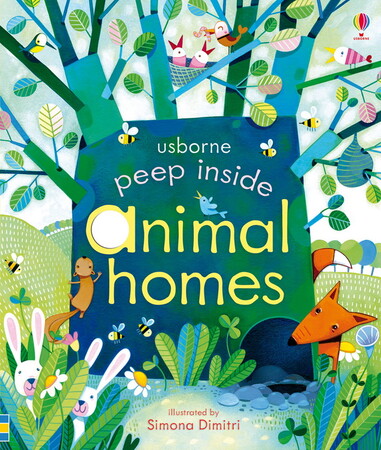 Книги про тварин: Peep Inside Animal Homes [Usborne]