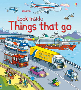 Книги для дітей: Look Inside Things That Go [Usborne]