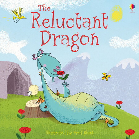 Книги для детей: The Reluctant Dragon - Picture Book [Usborne]