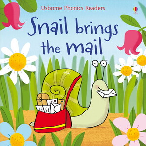 Навчання читанню, абетці: Snail brings the mail [Usborne]