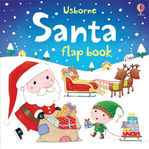 Книги для детей: Santa flap book