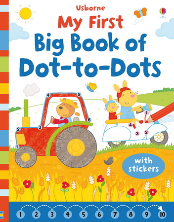 Книги для дітей: My first big book of dot-to-dots