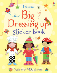 Книги для детей: Big dressing up sticker book