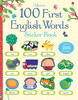 100 First English words sticker book [Usborne]