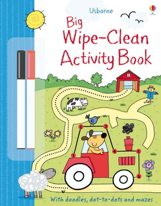Книги для дітей: Big wipe-clean activity book