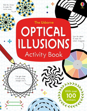 Книги с логическими заданиями: Optical illusions activity book [Usborne]