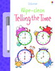 Wipe-clean telling the time with pen