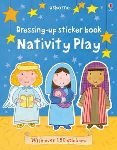 Альбомы с наклейками: Dressing up sticker book: Nativity play
