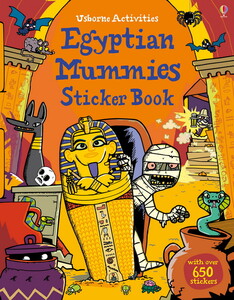 Альбоми з наклейками: Egyptian mummies sticker book