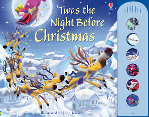 Книги для детей: Twas the Night Before Christmas with musical sounds