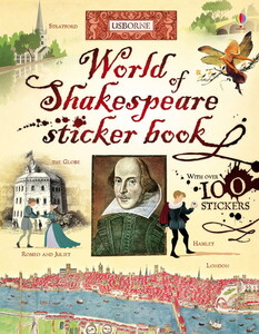 Альбоми з наклейками: World of Shakespeare sticker book [Usborne]