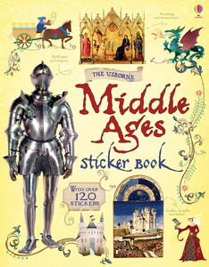 Книги для дітей: The Middle Ages sticker book