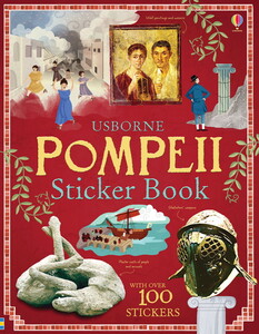 Книги для детей: Pompeii sticker book