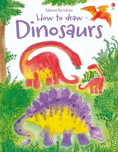 Книги про динозавров: How to draw dinosaurs