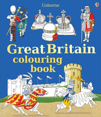 Книги для детей: Great Britain colouring book