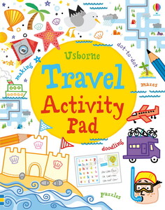 Книги с логическими заданиями: Travel activity pad [Usborne]