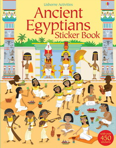 Книги для детей: Ancient Egyptians sticker book
