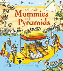 Книги для дітей: Look inside mummies and pyramids [Usborne]