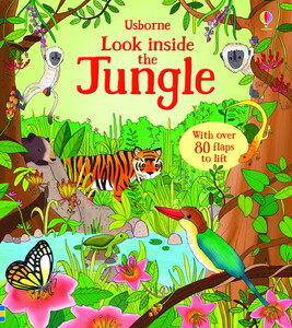 Книги для детей: Look Inside the Jungle [Usborne]