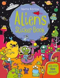 Альбоми з наклейками: Aliens sticker book