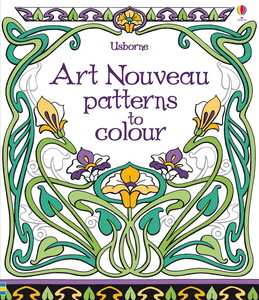 Книги для дітей: Art Nouveau patterns to colour