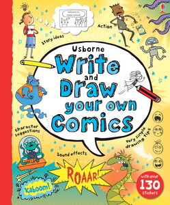 Книги для детей: Write and Draw your own Comics [Usborne]
