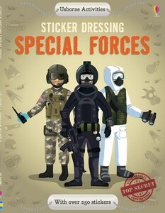 Альбоми з наклейками: Sticker Dressing Special Forces [Usborne]