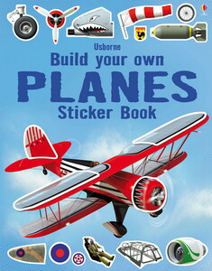 Альбоми з наклейками: Build your own planes sticker book [Usborne]