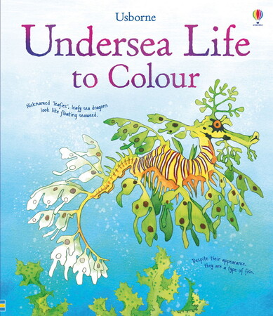 Для младшего школьного возраста: Undersea life to colour