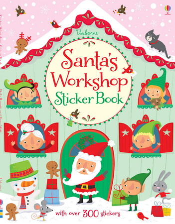 Альбоми з наклейками: Santa's workshop sticker book