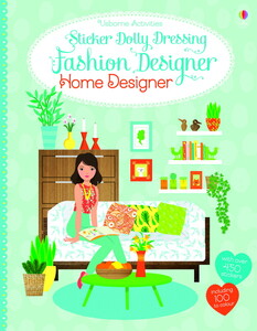 Книги для детей: Sticker Dolly Dressing Fashion Designer Home Designer