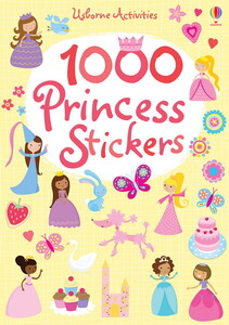 Книги для детей: 1000 Princess Stickers [Usborne]