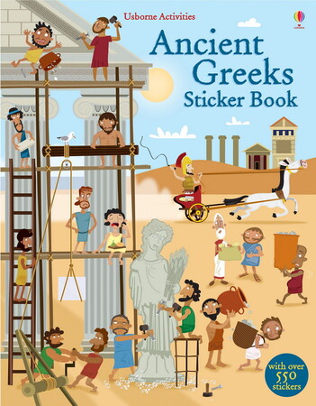 Для младшего школьного возраста: Ancient Greeks Sticker Book