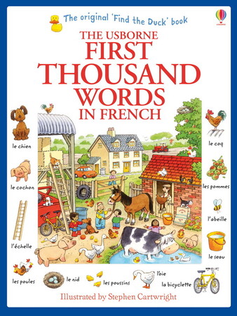 Учим буквы: First thousand words in French [Usborne]