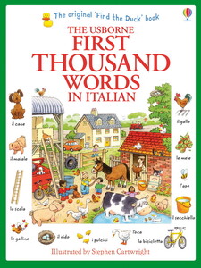 Первые словарики: First thousand words in Italian [Usborne]
