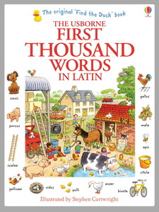 Розвивальні книги: First Thousand Words in Latin [Usborne]