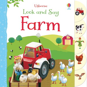 Книги про животных: Look and Say Farm [Usborne]