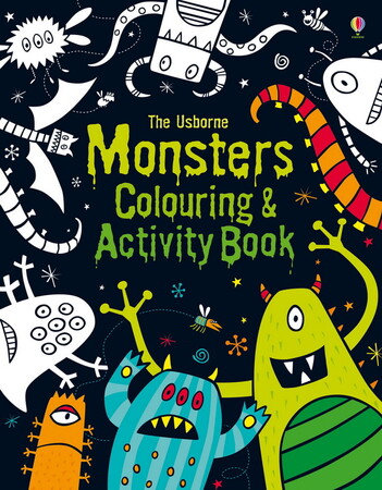 Для молодшого шкільного віку: Monsters colouring and activity book