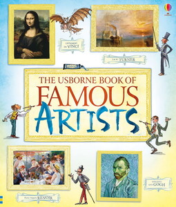 Книги для дітей: The Usborne book of famous artists
