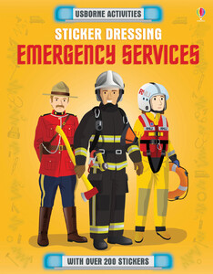 Книги для детей: Sticker Dressing Emergency Services