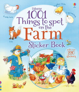 Альбомы с наклейками: 1001 things to spot on the farm sticker book
