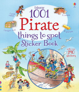 Творчество и досуг: 1001 pirate things to spot sticker book