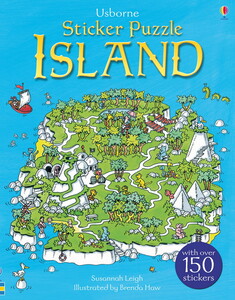Альбомы с наклейками: Sticker Puzzle Island