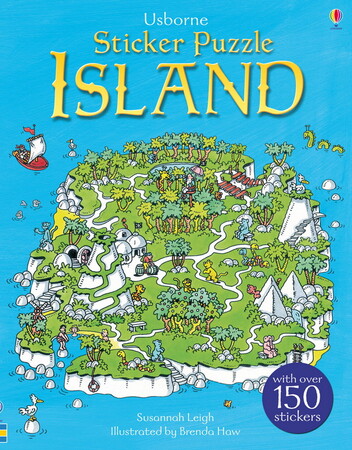Для младшего школьного возраста: Sticker Puzzle Island