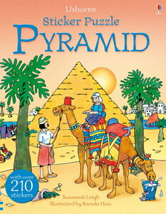 Sticker puzzle pyramid